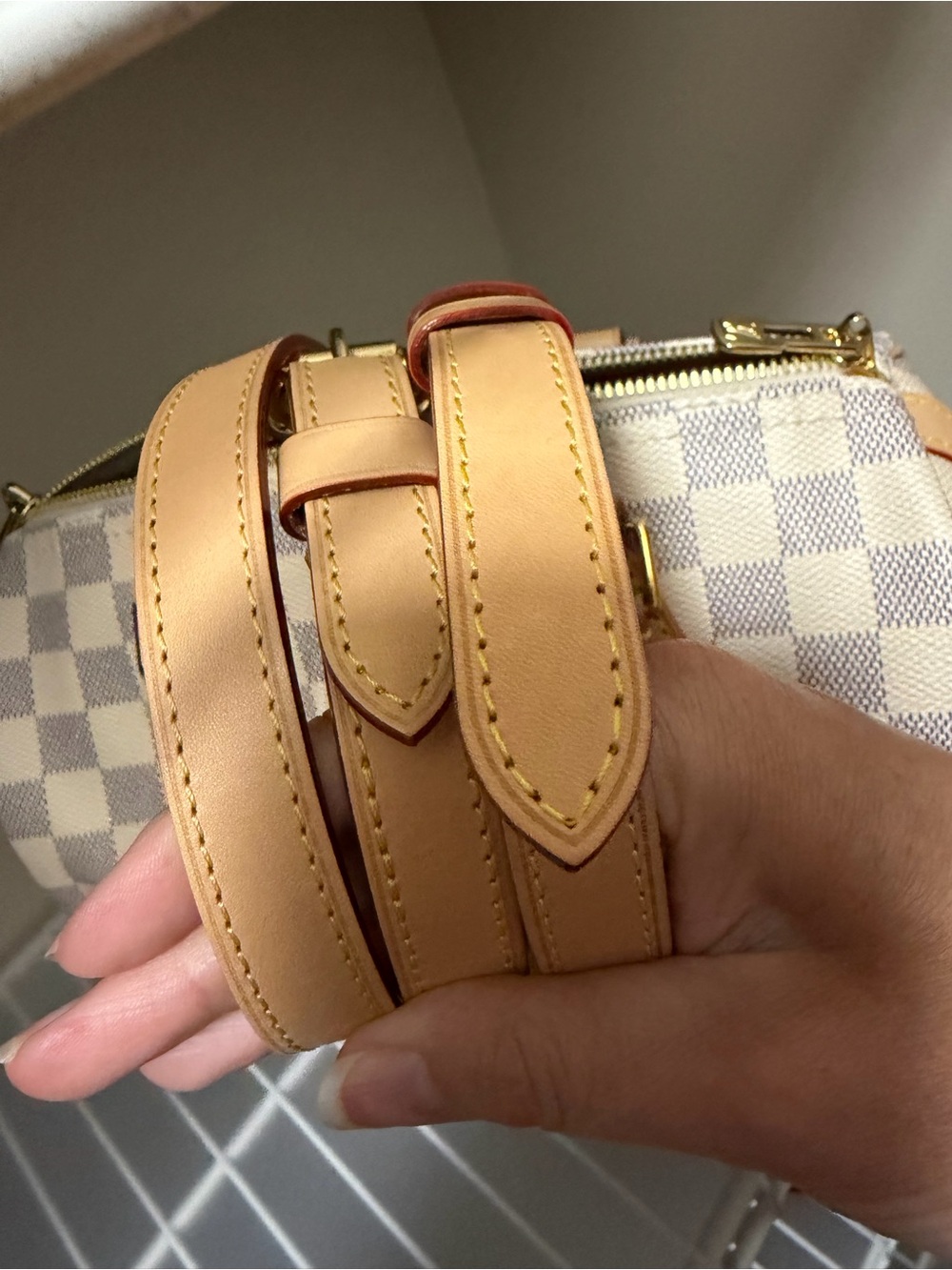 Louis Vuitton speedy 25 Azure bandouliere - Picture 6 of 10